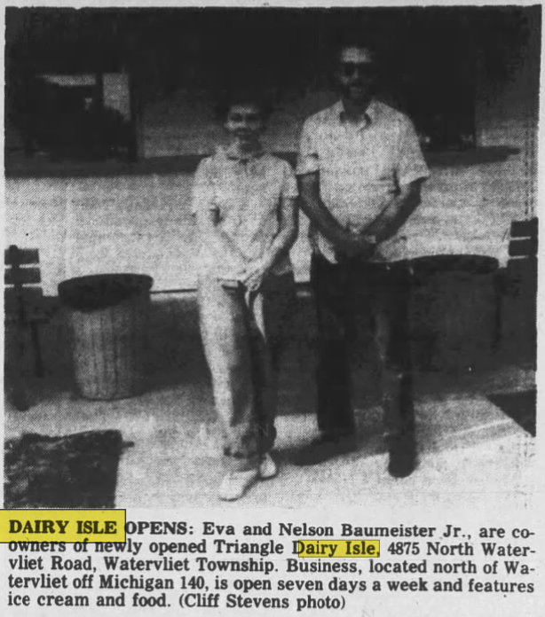 Dairy Isle - Aug 23 1986 Article